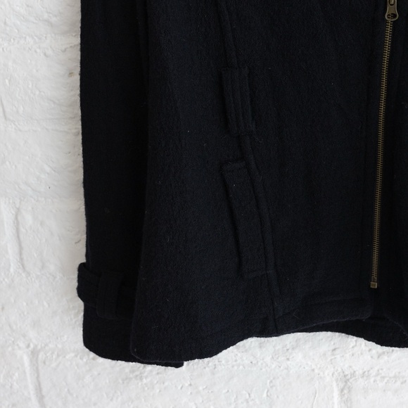 A. Giannetti Black 100% Wool Jacket with Gold Studded Accents - Women’s L - Picture 3 of 11